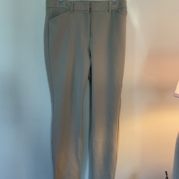 Express women’s tan trousers business‎ casual office NWOT size 8R - Picture 1 of 6